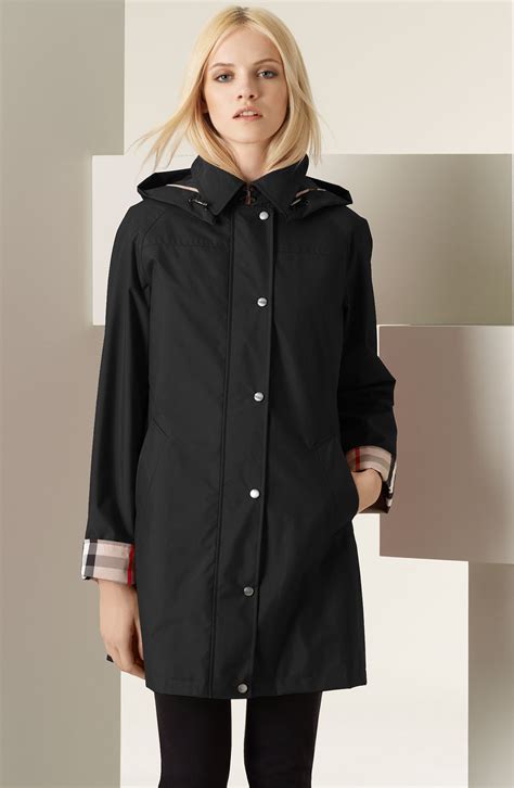 burberry hooded raincoat sale|Burberry women's raincoat.